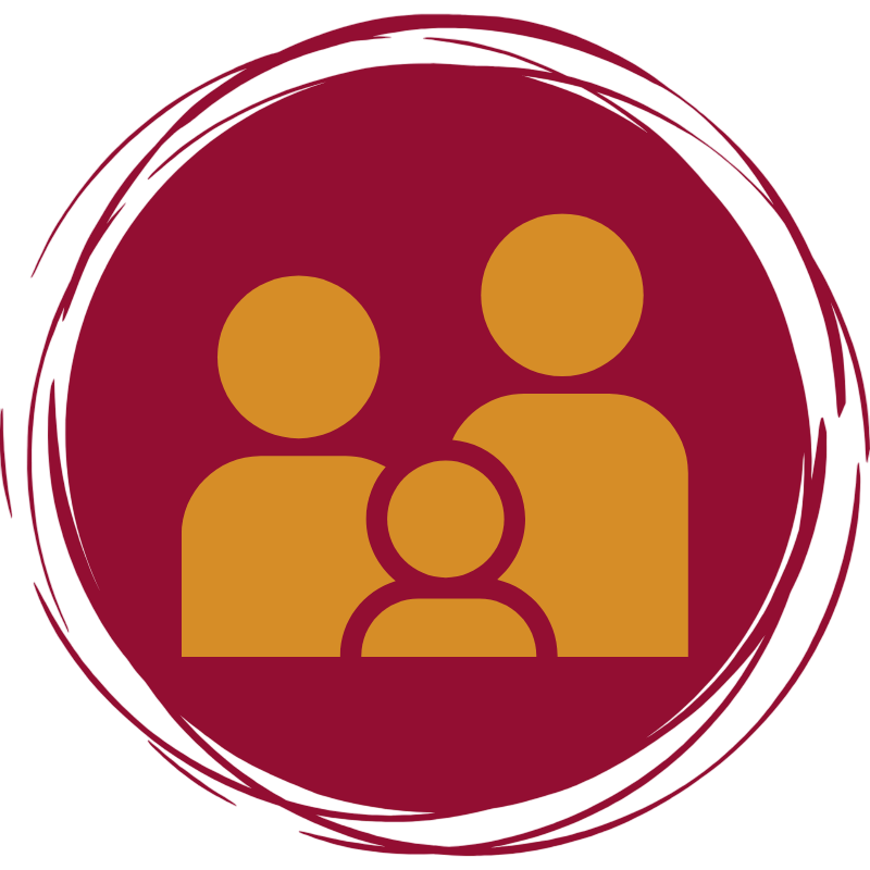 Symbol für Vereinbarkeit Familie und Beruf